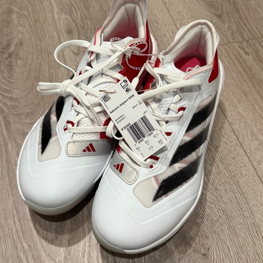 NEW Adidas Adizero Impact Baseball Cleats Men's Size 9 - Picture 2 of 7